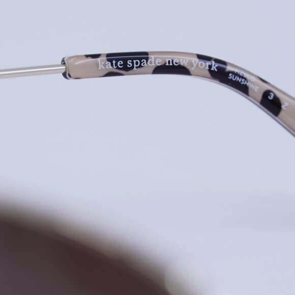 Kate Spade MAISIE/G/S 0086 LA Sunglasses Havana Aviator Frame, Polarized Lenses - Picture 8 of 10